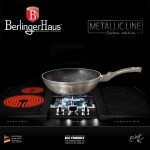 BERLINGERHAUS Wok s mramorovým povrchem  28 cm Carbon Metallic Line