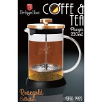 BERLINGERHAUS Konvička na čaj a kávu French Press 350 ml Rosegold collection