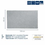 KELA Koupelnová předložka Maja 100x60 cm  polyester šedá