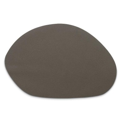 KELA Prostírání Stone PU kůže tmavě šedá 45,0x30,0x0,2cm