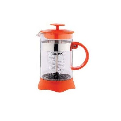 KAISERHOFF Konvička na čaj a kávu French Press 600 ml oranžová