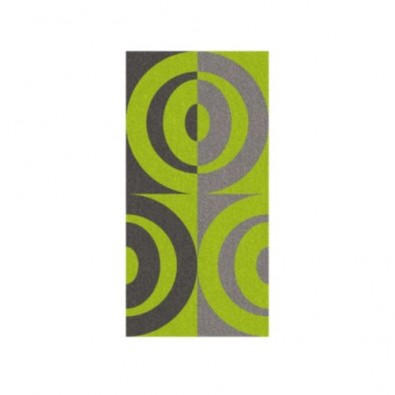 KELA Osuška LADESSA, 100% bavlna, zelená 70x140cm půlkruhy