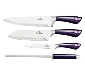 BERLINGERHAUS Sada nožů nerez 4 ks Purple Eclipse Collection