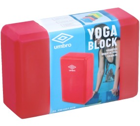 UMBRO Blok na jógu 23x15x7,5cm červená