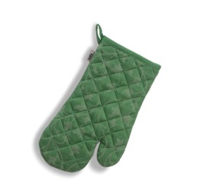 KELA Chňapka rukavice do trouby Cora 100% bavlna světle zelená/zelený vzor 31,0x18,0cm
