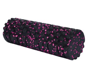 Masážní válec pěnový Foam Roller s výstupky 33 x 14 cm růžová