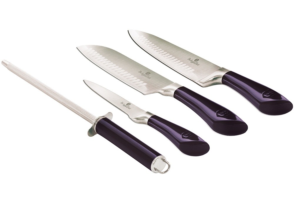 Sada nožů nerez 4 ks Purple Eclipse Collection