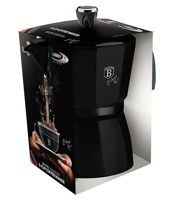 BERLINGERHAUS Konvice na espresso 6 šálků Carbon PRO Line