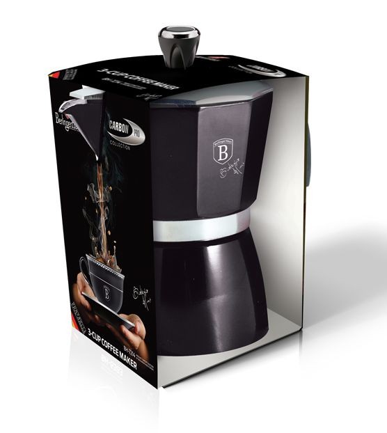 BERLINGERHAUS Konvice na espresso 3 šálky Carbon PRO Line