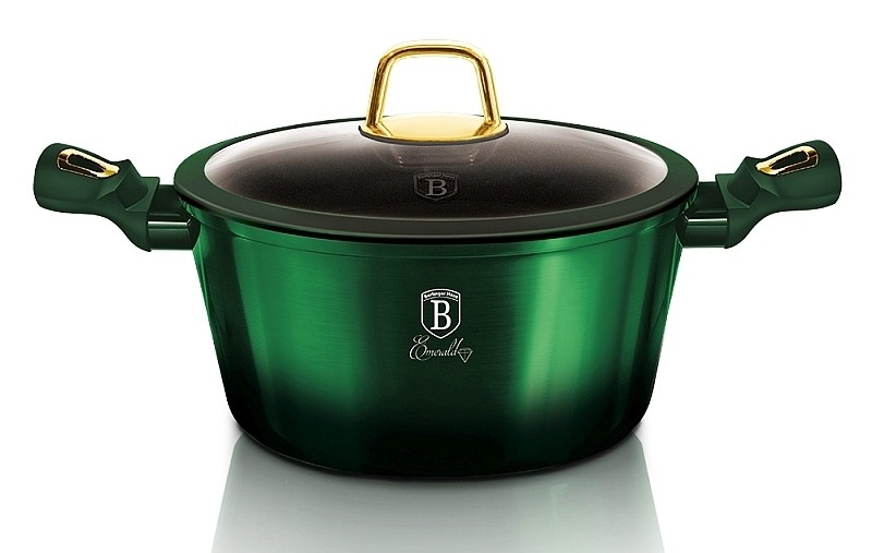 BERLINGERHAUS Sada nádobí s titanovým povrchem 12+2 ks Emerald Collection