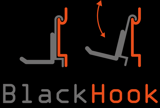 Závěsný systém G21 BlackHook double needle 8 x 10 x 22 cm