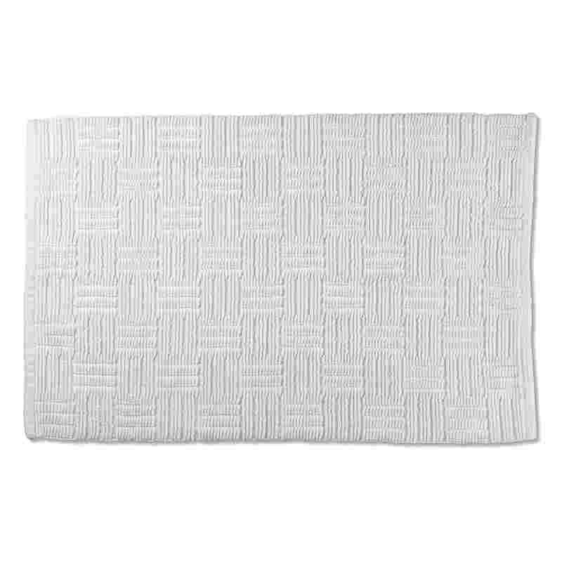 Koupelnová předložka Leana 100x60 cm  bavlna bílá