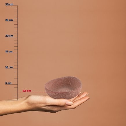 Miska na mýdlo Roda cement terra 12,0x11,0x2,5cm
