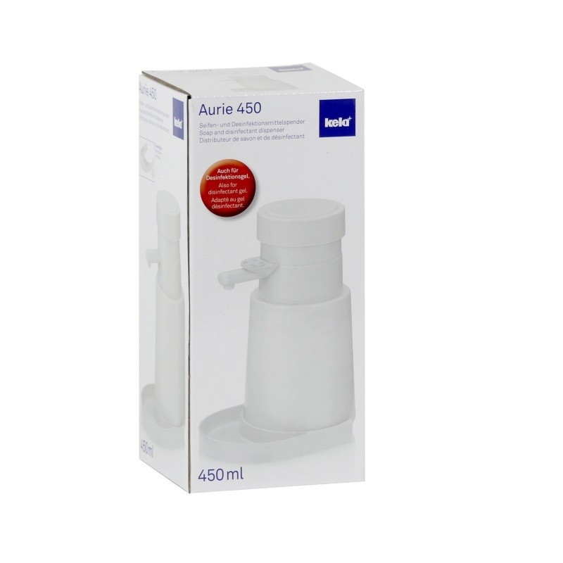 Dávkovač dezinfekce Aurie 450 ABS plast světle šedá 450 ml