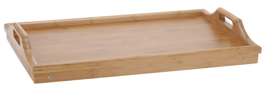 Podnos do postele rozkládací nožky 50x30 cm