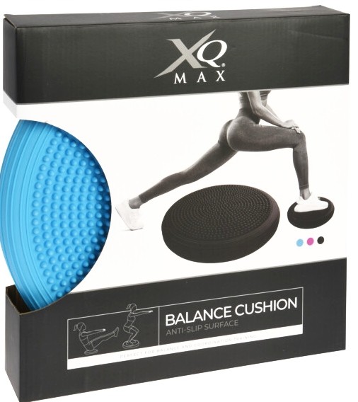 XQMAX Balanční a masážní podložka na cvičení 33 cm modrá