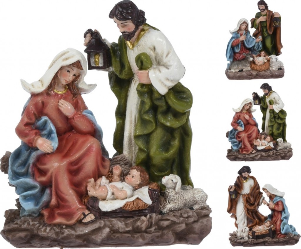 HOMESTYLING Betlém Vánoční dekorace 19 cm