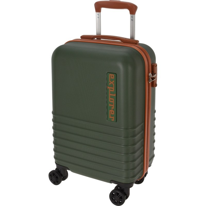 Kufr cestovní na kolečkách sada 3 ks zelená