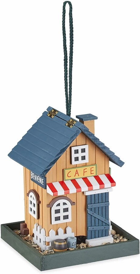 PROGARDEN Krmítko pro ptáky dřevěné CAFE
