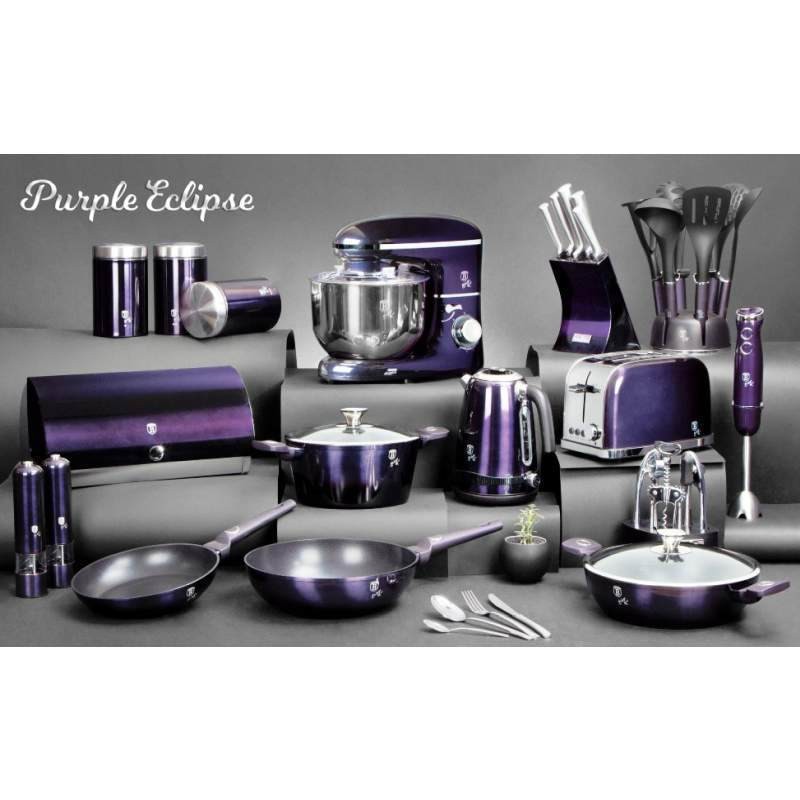 Kuchyňské náčiní ve stojanu sada 7 ks Purple Eclipse Collection