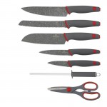 BERLINGERHAUS Sada nožů 8 ks ve stojanu Gray Stone Touch Line