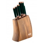 BERLINGERHAUS Sada nožů v dřevěném bloku 7 ks Emerald Collection