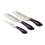 BERLINGERHAUS Sada nožů nerez 3 ks Purple Eclipse Collection