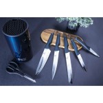 Sada nožů ve stojanu 7 ks Metallic Line Aquamarine Edition