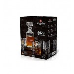 BERLINGERHAUS Whiskey set karafa + sklenice sada 5 ks křišťálové sklo 900ml