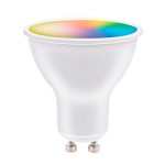 Chytrá žárovka LED RGB WIFI bílá + barevná GU10