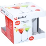 ALPINA Sklenice na koktejly 250 ml sada 4 ks