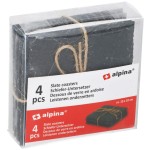 ALPINA Podtácky břidlicové sada 4 ks 10x10cm