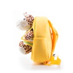 Hračka G21 Batoh s plyšovou žirafou, žlutý