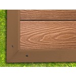 Zakončovácí lišta G21 Light Wood 4,5 x 4,5 x 300 cm, mat. WPC