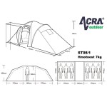Stan Acra BROTHER ST08 pro 6 osob