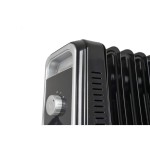 Olejový radiátor G21 Bromo černý, 11 žeber, 2500 W