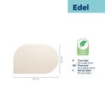 Prostírání EDEL PU kůže bílá 45,0x30,0x0,17cm