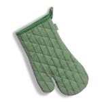 Chňapka rukavice do trouby Cora 100% bavlna světle zelené/zelené pruhy 31,0x18,0cm