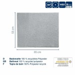 Koupelnová předložka Maja 65x55 cm polyester šedá