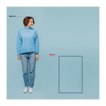 Koupelnová předložka Maja 100% polyester mrazově modrá 80,0x50,0x1,5cm