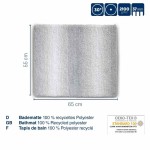 Koupelnová předložka Ombre 65x55 cm polyester šedá