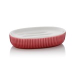 Miska na mýdlo Ava keramika červená