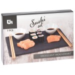 EXCELLENT Sushi set porcelán/břidlice/bambus sada 7ks