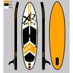 Paddleboard pádlovací prkno 320 cm s kompletním příslušenstvím, oranžová