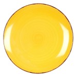 EXCELLENT Jídelní sada talířů VALENCIA kamenina 16 ks žlutá