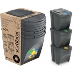 EXCELLENT Odpadkový koš na tříděnný odpad SORTIBOX 3 x 25 l