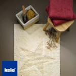 KELA Koupelnová předložka LINDANO 100% bavlna vanilka 100x60cm