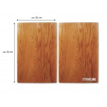 STONELINE Krycí desky na sporák / prkénko sada 2 ks design dřevo