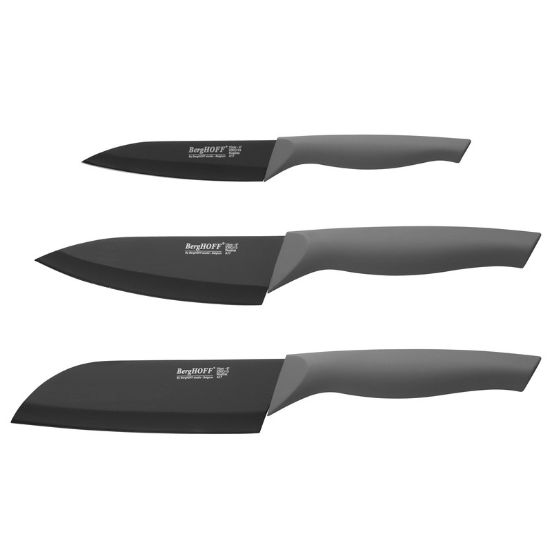 BERGHOFF Sada nožů s nepřilnavým povrchem 3 ks FLUX BF-1303005