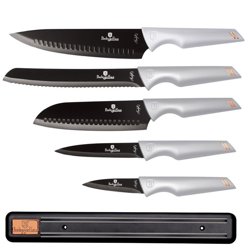 Sada nožů s magnetickým držákem 6 ks Aspen Collection BH-2703